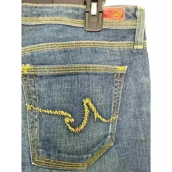 AG Adriano Goldschmied The Merlot Flare Denim Jean Size 30R - Picture 5 of 6